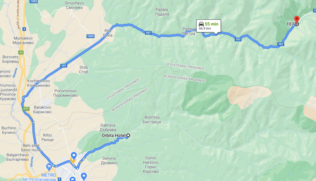 hotel orbita - rilski manastir